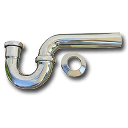 Larsen Supply Co Larsen Supply 03-3501 1.5 in. Chrome Plated Brass Kitchen Drain P-Trap 661916